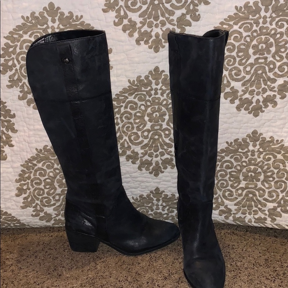 Vince Camuto Black Riding Boots